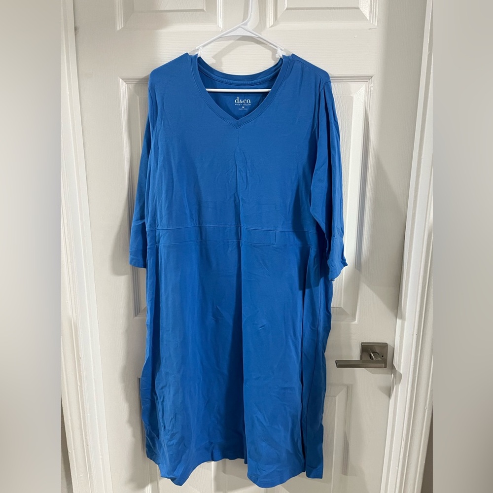 Elegant Blue Maxi Dress